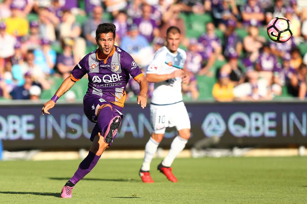Highlights of the round 16 A-League match between Perth Glory and Melbourne Victory at nib Stadium. Photos: Paul Kane/Getty Images