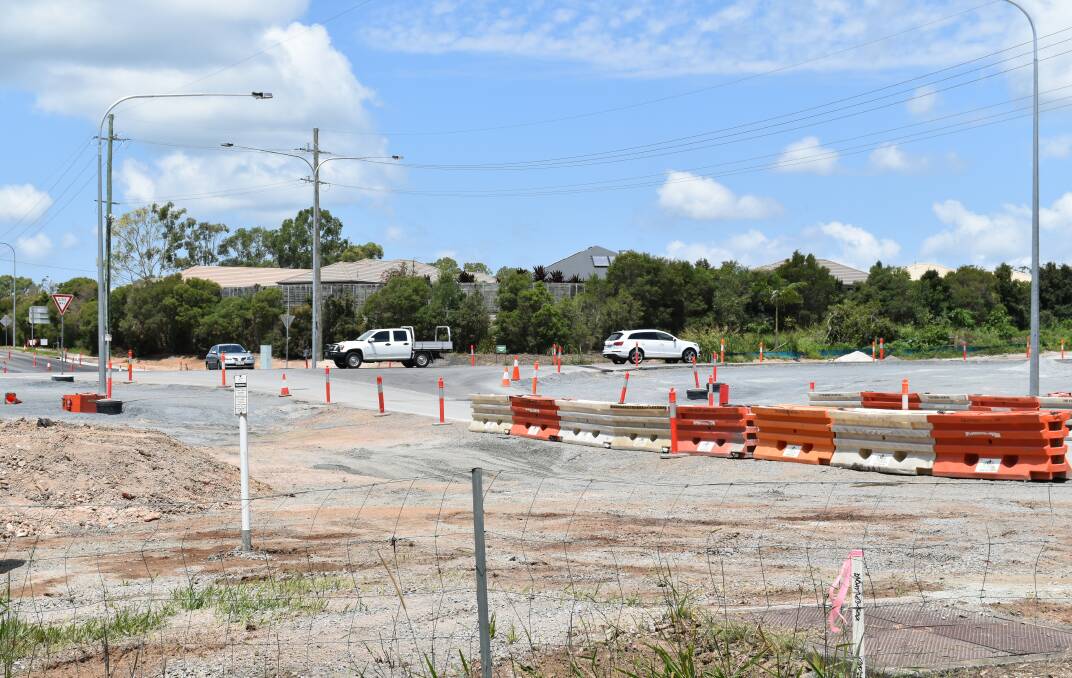 ROADWORKS: Upgrades to the Giles Road intersection on Cleveland-Redland Bay Road are expected to be finished mid-year. Photo: Hannah Baker