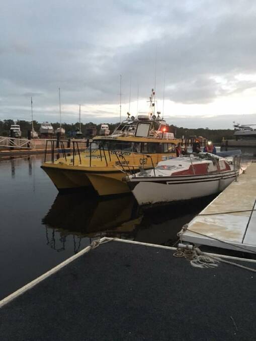 Volunteers were also dispatched at 3am on Saturday to help a yacht with a broken mast at Point O’Halloran.