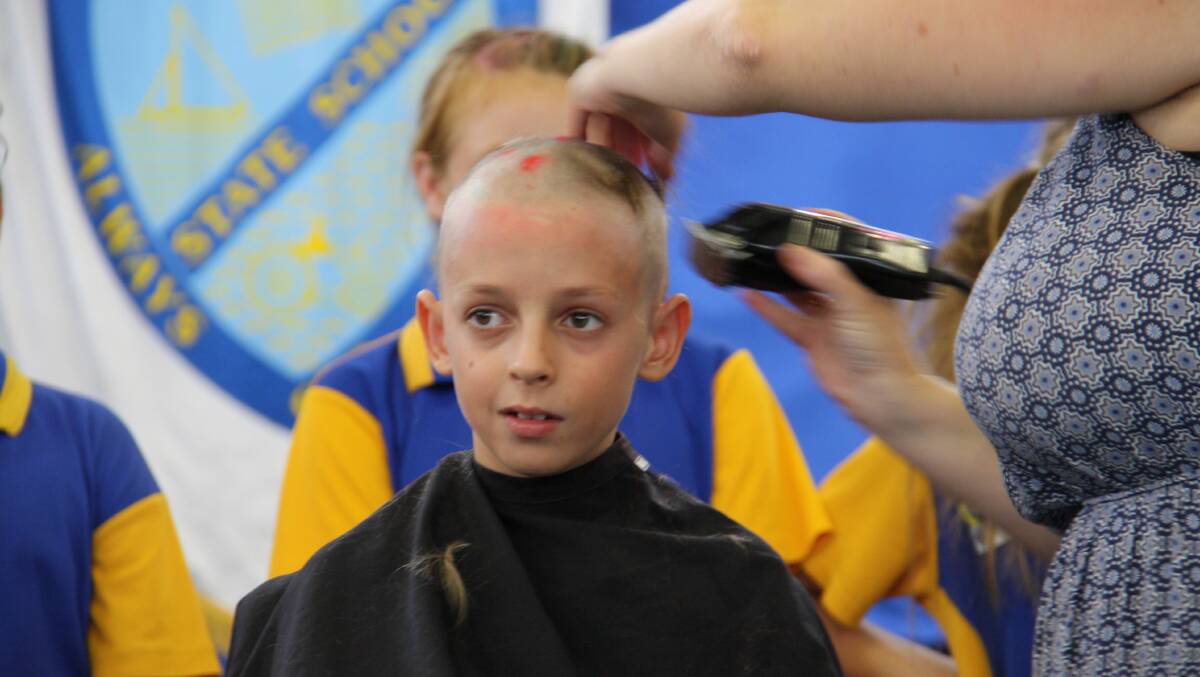 AFTER: Steven Glass' locks were chopped off for World's Greatest Shave.. He raised more than $1200. Photo: Supplied