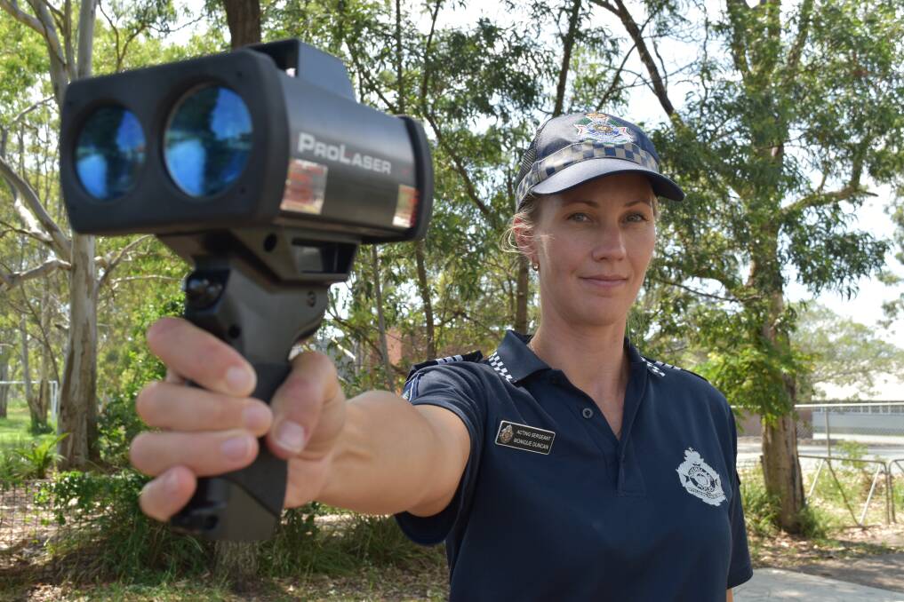SPEED WATCH: Bayside Crime Prevention's Acting Sergeant Monique Duncan is warning motorists to be mindful of the 40km/h speed limit in school speed zones.