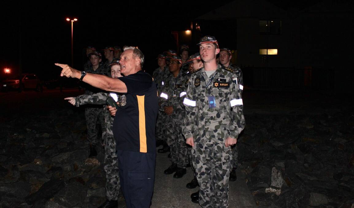 ABOUT 25 T.S Norfolk Australian Navy cadets learned the basics of navigation at a workshop hosted by Raby Bay Volunteer Marine Rescue on September 15. Photos: Supplied