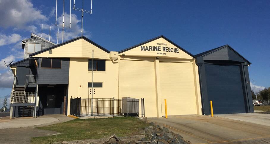 UPDATE: The Raby Bay Volunteer VMR building following its $600,000 makeover. Photo: Supplied