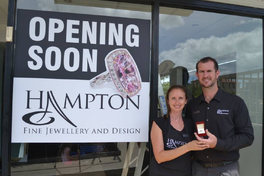 JEWELLERS: Angela and Jon Hampton outside their Hampton Fine Jewellery and Design shop at Red Edge Shopping Centre. Photo: Supplied