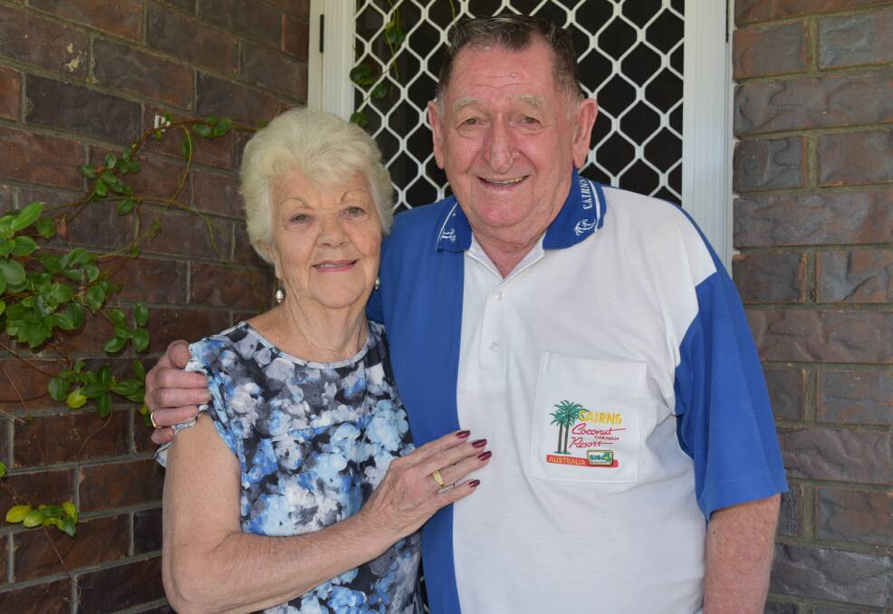 LIFELONG LOVE: Capalaba couple Bev and Roy Withers celebrated their golden 
wedding anniversary last month. Photo: Hannah Baker