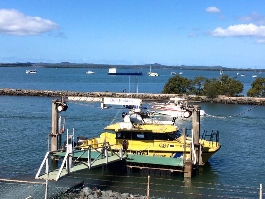 REVAMP: Coast Guard Redland Bay's existing pontoon at Weinam Creek. The pontoon will be extended across two weekdays later this or early next month. Photo: Supplied 