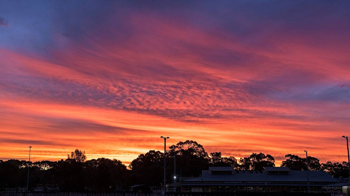 LOVELY: Doug O'Neill took this picture in front of the Redlands Sporting Club.