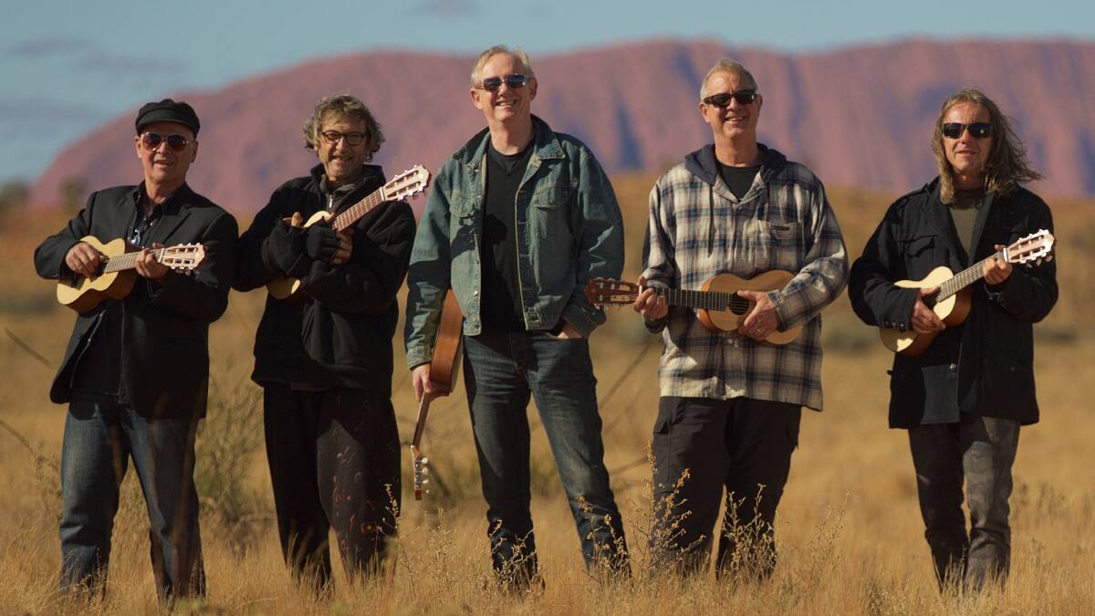 ULURU: Uluru was a fitting backdrop for the release of a new single by GANGgajang, coming to the Redland Bay Hotel on  Saturday, May 28.