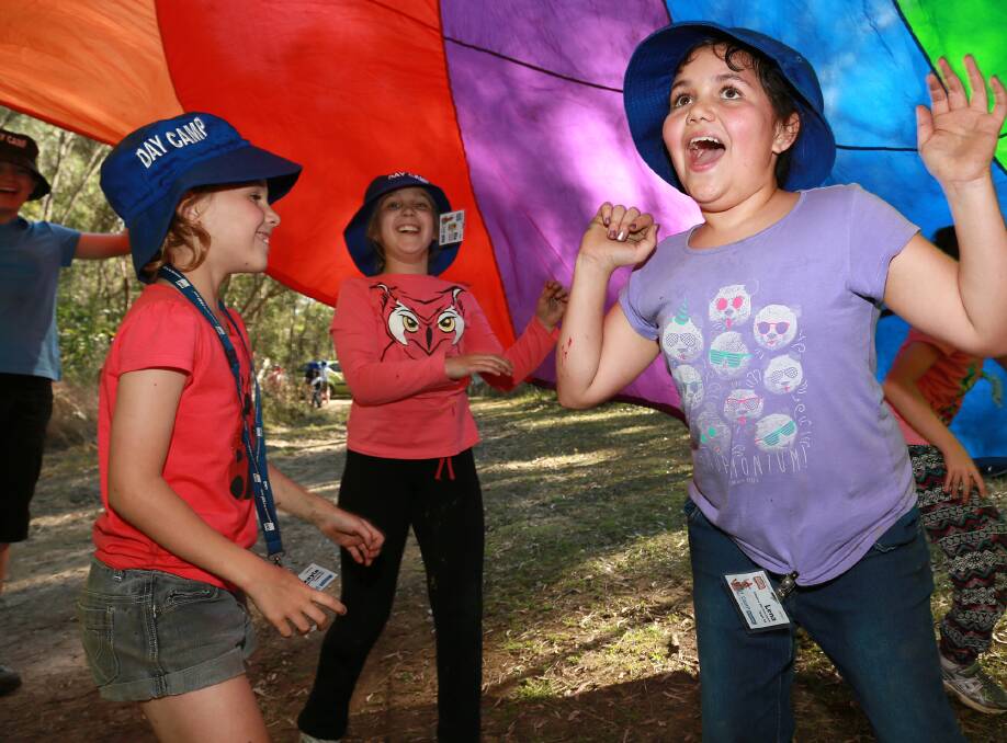 DAY CAMP: Some children enjoy last year's Day Camp, run for 40 years by the Redland Uniting churches in the September school holidays.  Photo: Mark Jolly