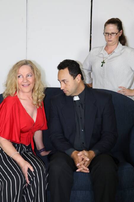 LOVE:Diana Gogulski of Daisy Hill is playing Molly Beale with  Paul Talbot of Springwood as Reverend David Thomas and .Melita Sattlerof Cleveland as Lyn Harris. 