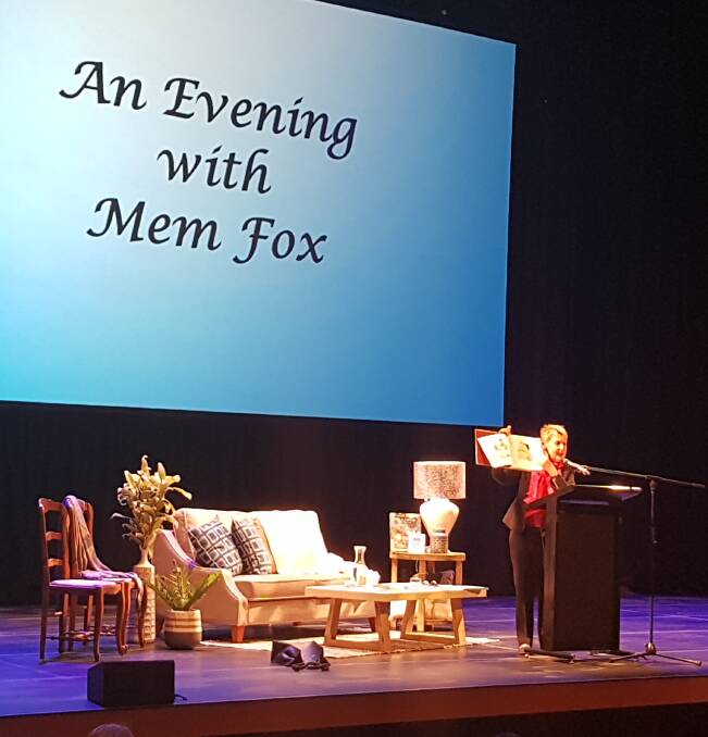FOX: Author Mem Fox shared her experiences and signed hundreds of books when she visited RPAC on November 8.