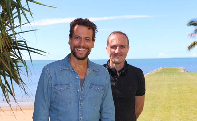 ON SITE: Harrow Actor Ioan Gruffudd and Executive Producer Leigh McGrath on site in the Redlands.
