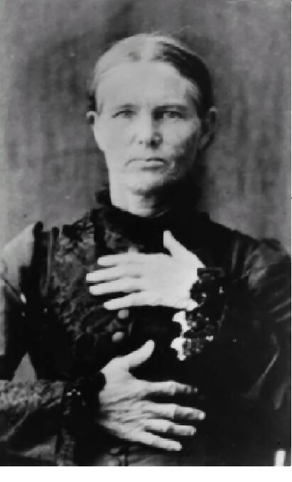 HANGING: Ellen Thomson (taken in 1887 shortly before her hanging).