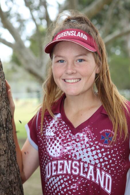 SOFTBALL: Tamieka Whitefield is in the 2018 Australian Women’s softball squad.
