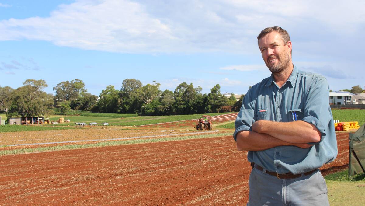 FARMING: Every day at work is a day of recreation and enjoyment for farmer Adrian Lynch.