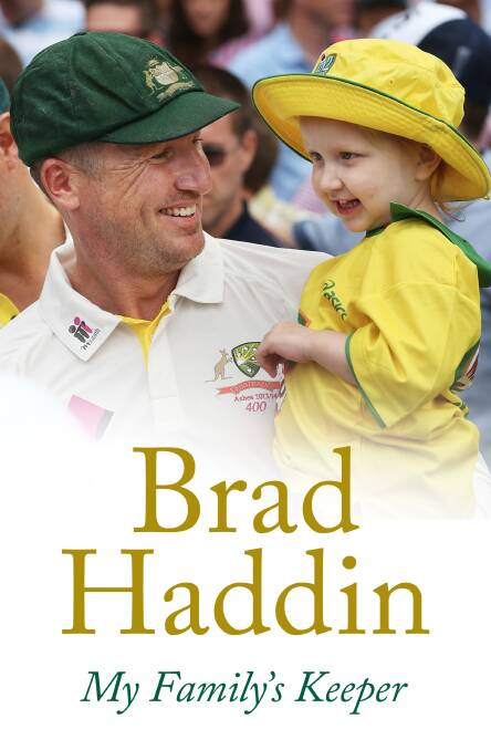 KEEPER: My Family's Keeper is the subject of a literary lunch with Brad Haddin at the Grand View Hotel on November 24.