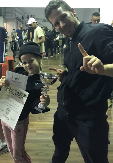 BREAKDANCER: Kira Grant wins in a male dominated dance form.