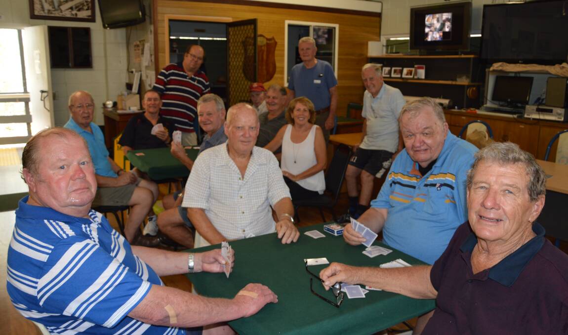 MEN'S SHED: Members enjoy the social atmosphere of the Alexandra Hills Men's Shed