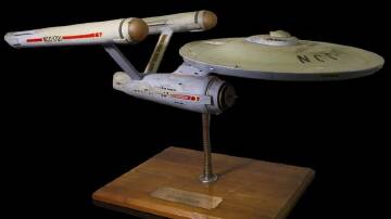 The lost first model of the USS Enterprise has been returned to the son of creator Gene Roddenberry. (AP PHOTO)