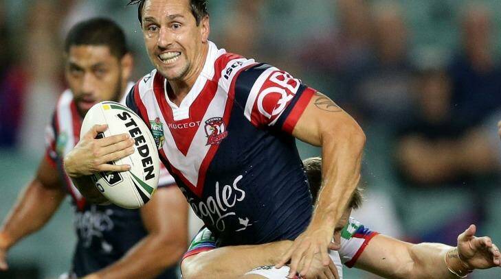 Running free: Mitchell Pearce pulled the strings in his return to action. Photo: Getty Images 