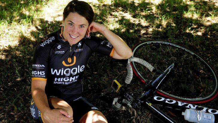 Sport: Cyclist Chloe Hosking of Campbell is returning to cycling after an injury. 30th December 2015. Photo by Melissa Adams of The Canberra Times.