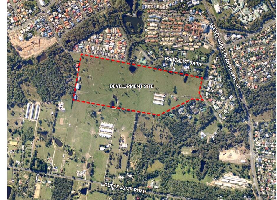 Ausbuild has applied to Redland City Council to build 276 houses between Double Jump Road, Clay Gully and Bunker Road at Victoria Point.