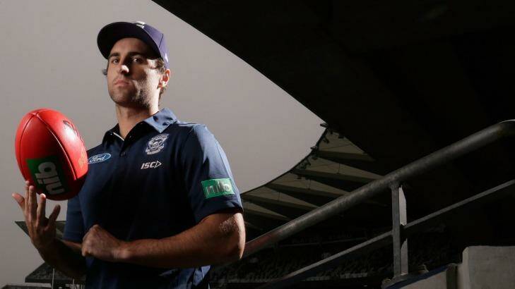 Geelong's Shane Kersten is showing some consistency in his fifth year with the Cats. Photo: Darrian Traynor