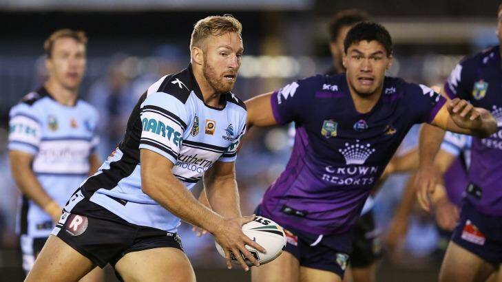 Showdown: The Sharks and Storm will battle it out for the NRL minor premiership on Saturday night. Photo: Brendon Thorne