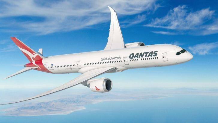 Qantas' forthcoming Boeing 787 Dreamliner. Photo: Supplied