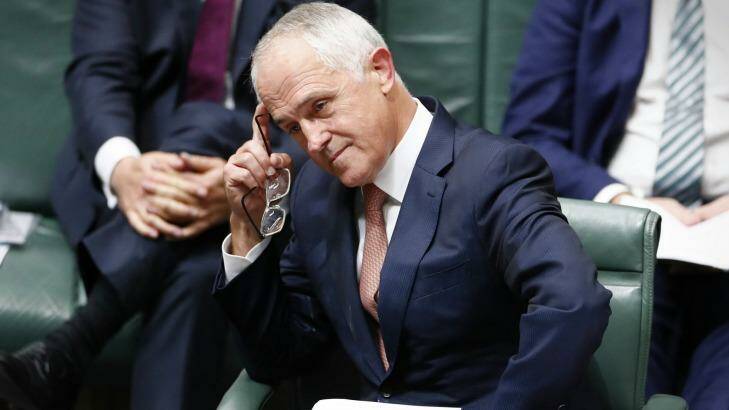 Prime Minister Malcolm Turnbull says the company tax cut is key to the government's agenda. Photo: Alex Ellinghausen