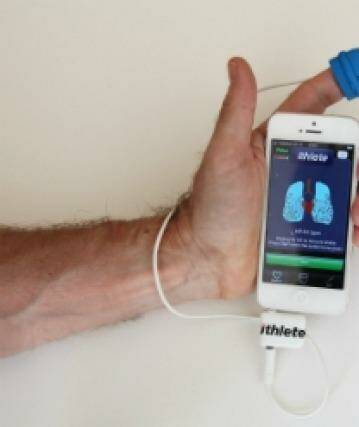 iThlete, a phone application device used for sporting teams such as the Canberra Raiders, to measure heart rate variability.