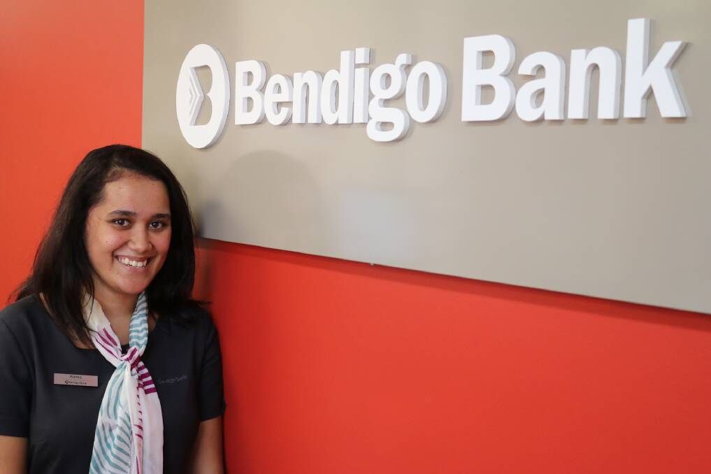 Indigenous high school graduate Karisa Rapana, 17, is the Bendigo Bank s first full-time indigenous employee.