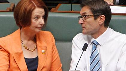Julia Gillard and Greg Combet