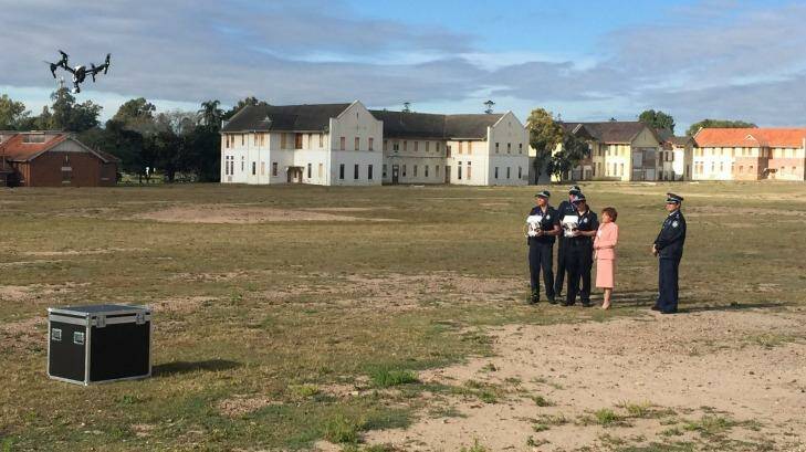 Queensland Police have two drones to help investigate crime scenes from above. Photo: Supplied