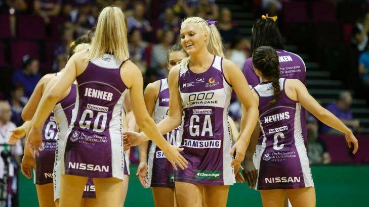 Catherine Clark is also the chief executive of the Queensland Firebirds. Photo: SMP Images