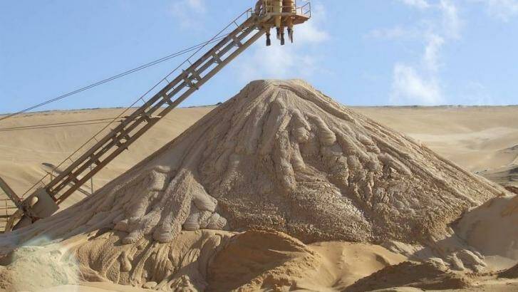 North Stradbroke Island mining company Sibelco has been acquitted of two charges of taking and selling sand without appropriate permits. Photo: Supplied