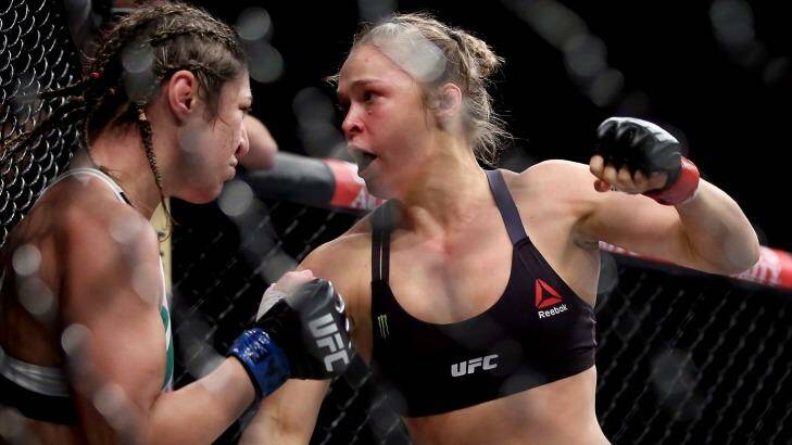 Ronda Rousey makes short work of Brazilian Bethe Correia, prompting the question "who's next?" Photo: Matthew Stockman