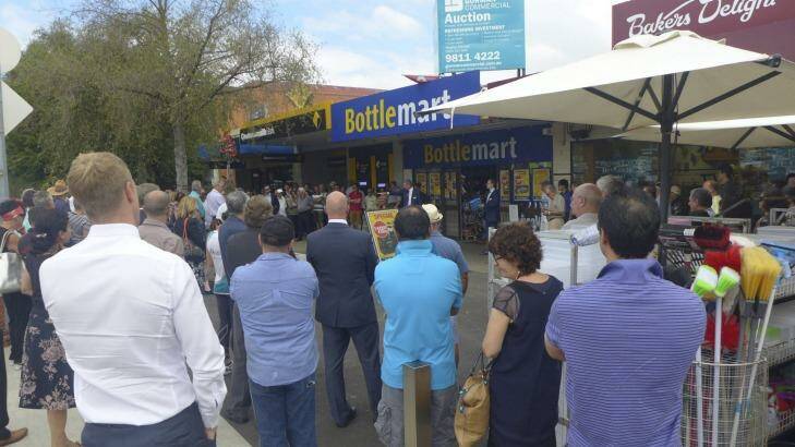 Ten bidders battle it out Doncaster East's 16 Tunstall Square.