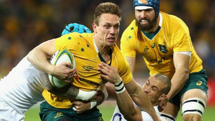 Under pressure: The Wallabies go into the third Test staring down the face of a clean sweep. Photo: Getty Images 