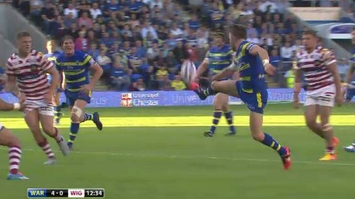 Master technician: Richie Myler pulls off the delicate chip on the fly.