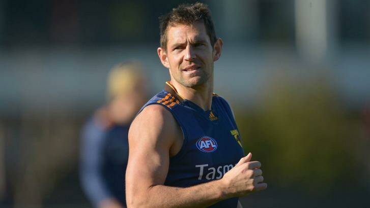 On the spot: Luke Hodge faces a team punishment after being caught drink-driving. Photo: Joe Armao