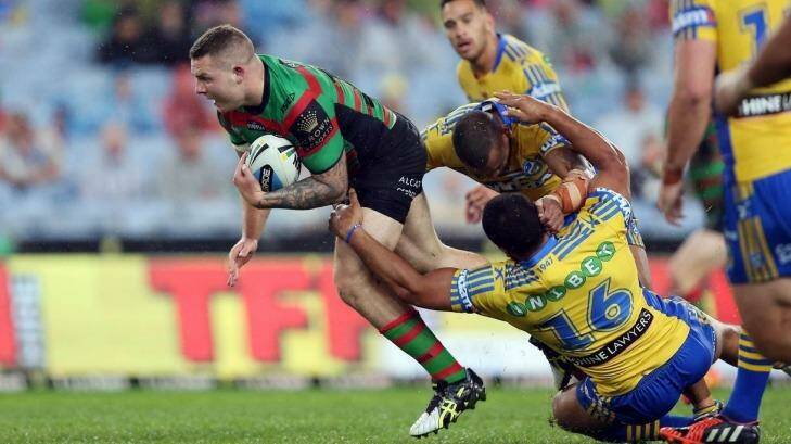 Robust performer: Young Souths prop Nathan Brown hopes to channel Sam Burgess against the Titans. Photo: nrlphotos.com