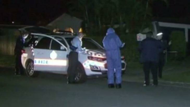 Police investigate a stabbing in Kallangur, north of Brisbane. Photo: The Today Show