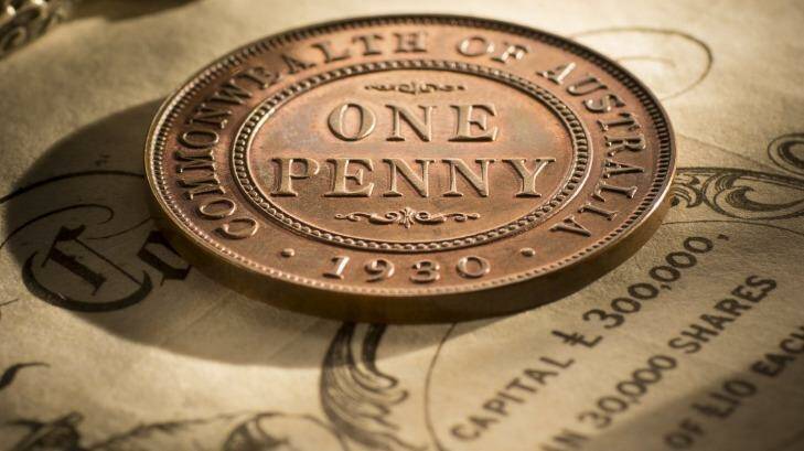 The rare 1930 penny coin. Photo: Supplied
