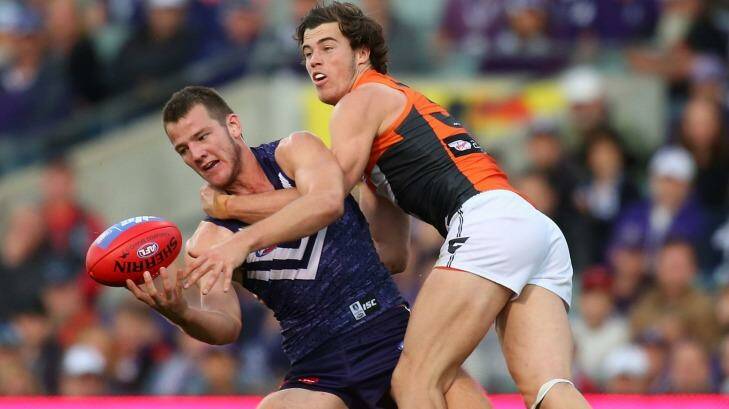 Michael Apeness has played two games for the Fremantle Dockers. Photo: Getty Images.