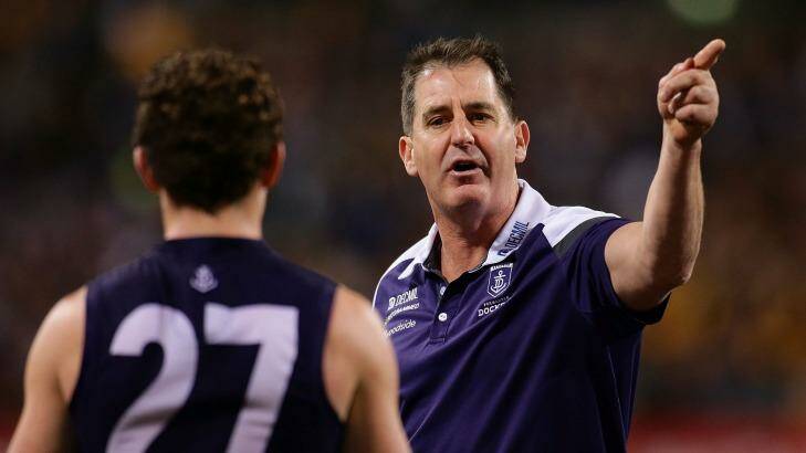 Ross Lyon says he'd hate to see Lachie Neale go but won't be angry at him if he decides to leave Freo. Photo: AFL Media/Getty Images