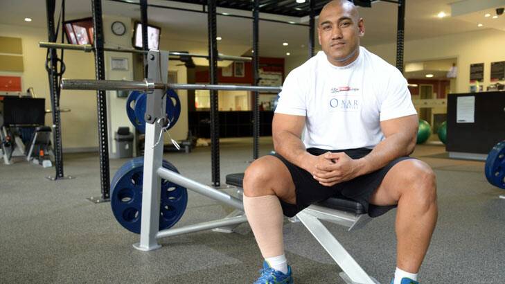 Alex Leapai at the Metro Gym. Photo: Supplied