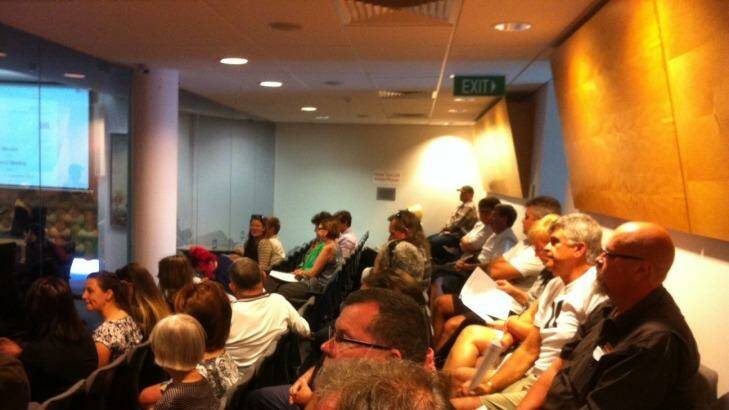 The Gold Coast City Council meeting is packed as an application to build a mosque is considered. Photo: Tony Moore