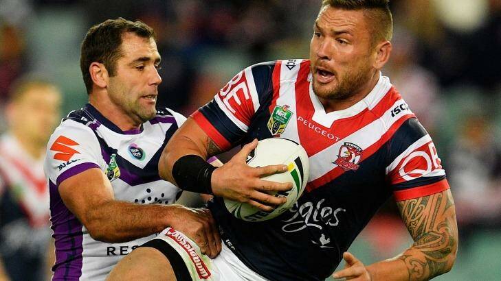 Not giving up: Jared Waerea-Hargreaves hasn't ruled out a top-eight finish for the struggling Roosters. Photo: Getty Images 