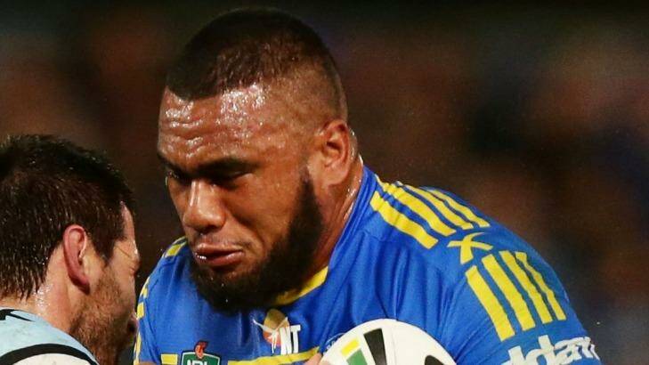Warning: Junior Paulo, seen here playing for the Eels.. Photo: Getty Images 